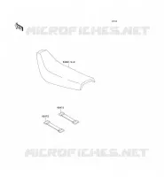 SEAT voor Kawasaki KMX125 2001