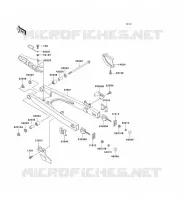 SWINGARM voor Kawasaki KMX125 2001