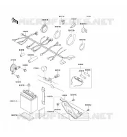 CHASSIS ELECTRICAL EQUIPMENT voor Kawasaki KMX125 2002