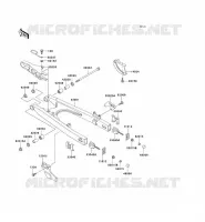 SWINGARM voor Kawasaki KMX125 2002