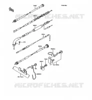 CABLES voor Kawasaki KMX125 1992