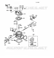 CYLINDER HEAD   CYLINDER voor Kawasaki KMX125 1992