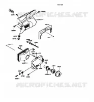 LENS(S) voor Kawasaki KMX125 1992