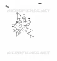 OIL TANK voor Kawasaki KMX125 1992