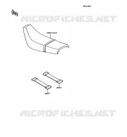 SEAT voor Kawasaki KMX125 1992