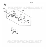 TAILIGHT(S) voor Kawasaki KMX125 1992