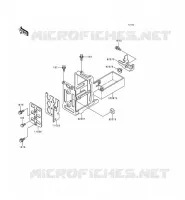 BATTERY BRACKET voor Kawasaki KZ1000 POLICE 1999