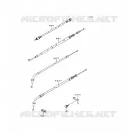 CABLES voor Kawasaki KZ1000 POLICE 1999
