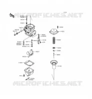 CARBURETOR PARTS voor Kawasaki KZ1000 POLICE 1999