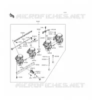 CARBURETOR voor Kawasaki KZ1000 POLICE 1999