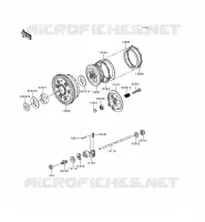 CLUTCH voor Kawasaki KZ1000 POLICE 1999