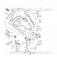COWLING voor Kawasaki KZ1000 POLICE 1999