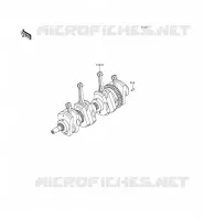 CRANKSHAFT voor Kawasaki KZ1000 POLICE 1999
