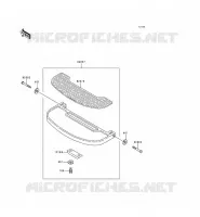 FOOTREST voor Kawasaki KZ1000 POLICE 1999