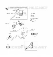 HANDLEBAR voor Kawasaki KZ1000 POLICE 1999