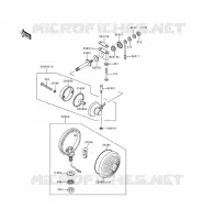 INDICATORS voor Kawasaki KZ1000 POLICE 1999