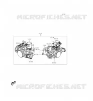CARBURETOR voor Kawasaki J300 2014