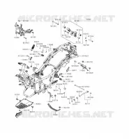 CHASSIS voor Kawasaki J300 2014