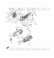 CRANKCASE(S) voor Kawasaki J300 2014