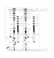 FRONT FORK voor Kawasaki J300 2014
