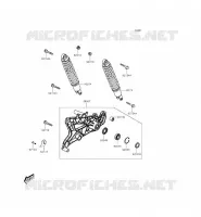 SUSPENSION   SHOCK ABSORBER voor Kawasaki J300 2014