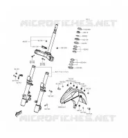 FRONT FENDER voor Kawasaki J300 2015