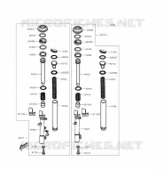 FRONT FORK voor Kawasaki J300 2015