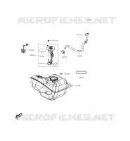 FUEL TANK voor Kawasaki J300 2015