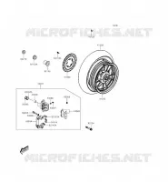 REAR HUB voor Kawasaki J300 2015