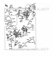 CARBURETOR voor Kawasaki VN-15 1989