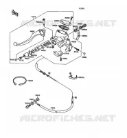 CLUTCH MASTER CYLINDER voor Kawasaki VN-15 1989