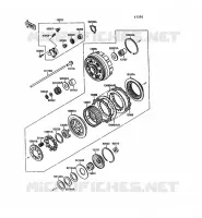 CLUTCH voor Kawasaki VN-15 1989