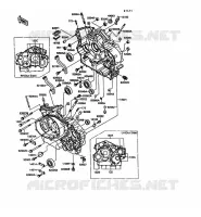 CRANKCASE(S) voor Kawasaki VN-15 1989