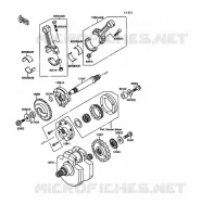 CRANKSHAFT voor Kawasaki VN-15 1989