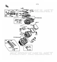 CYLINDER HEAD COVER voor Kawasaki VN-15 1989
