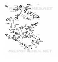 EXHAUST voor Kawasaki VN-15 1989