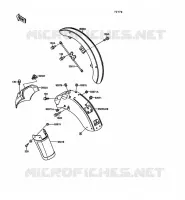 FENDER voor Kawasaki VN-15 1989