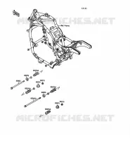 FRAME PARTS voor Kawasaki VN-15 1989