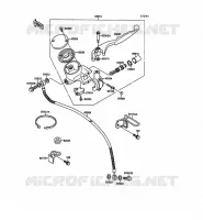 FRONT MASTER CYLINDER voor Kawasaki VN-15 1989