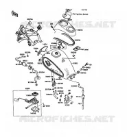 FUEL TANK voor Kawasaki VN-15 1989