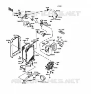 RADIATOR voor Kawasaki VN-15 1989