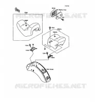SEAT voor Kawasaki VN-15 1989