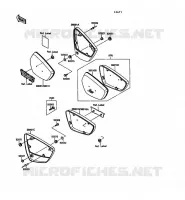SIDE COWLING voor Kawasaki VN-15 1989
