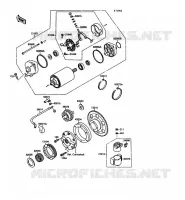 STARTER MOTOR voor Kawasaki VN-15 1989