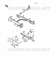 SWINGARM voor Kawasaki VN-15 1989