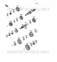 TRANSMISSION voor Kawasaki VN-15 1989