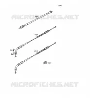 CABLES voor Kawasaki VN-15SE 1988
