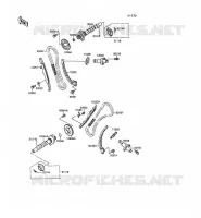 CAMSHAFT   TENSIONER voor Kawasaki VN-15SE 1988