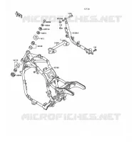 CHASSIS voor Kawasaki VN-15SE 1988