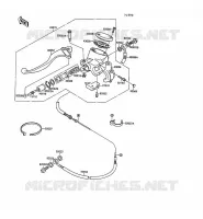 CLUTCH MASTER CYLINDER voor Kawasaki VN-15SE 1988